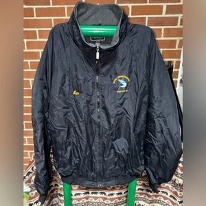 Holloway Men's Black Windbreaker Jacket Size XX Large Long Sleeve Coat